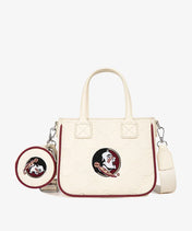Florida State University Seminoles Tote Bag with Coin Pouch