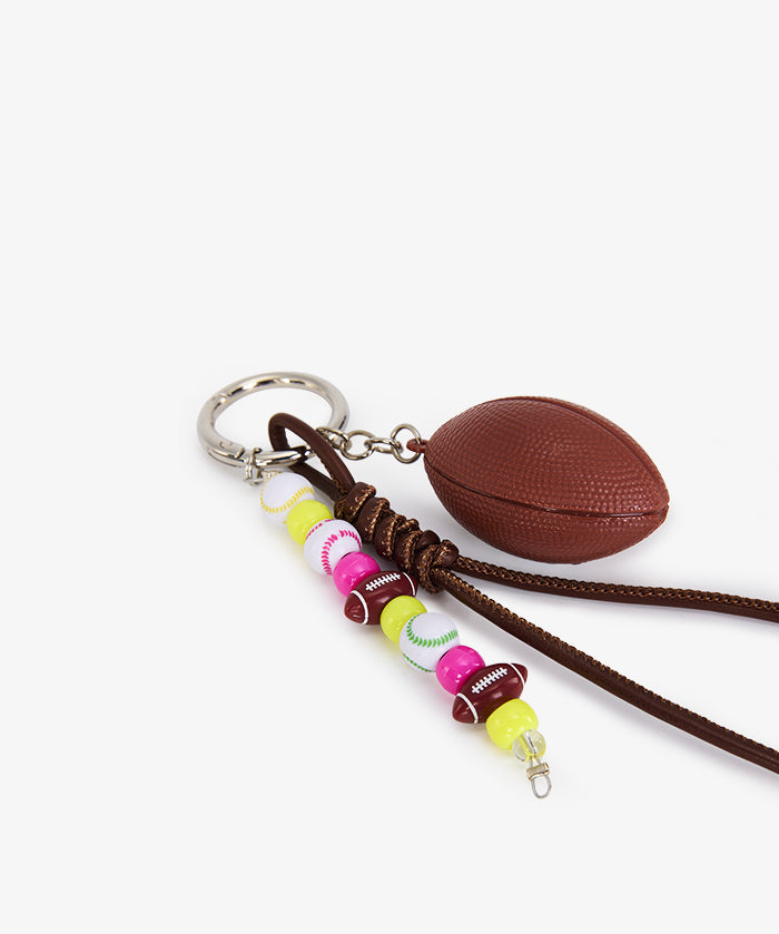 Football Rope Tassel Bag Charm