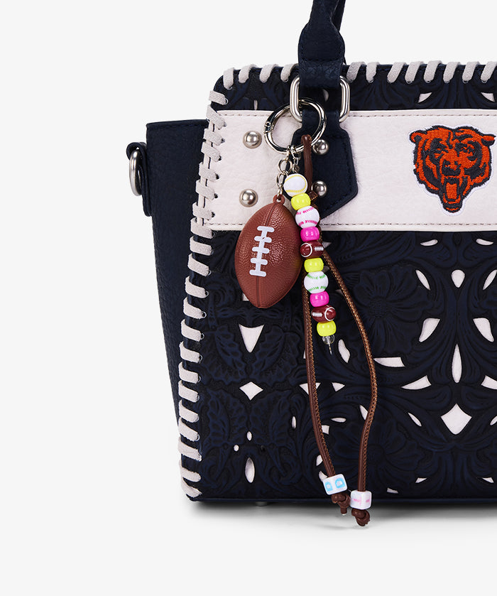 Football Rope Tassel Bag Charm