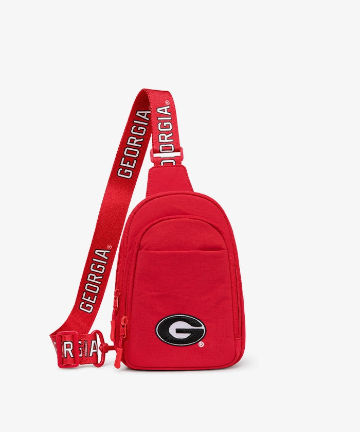 Georgia Bulldogs Canvas Sling Bag