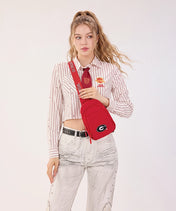 Georgia Bulldogs Canvas Sling Bag
