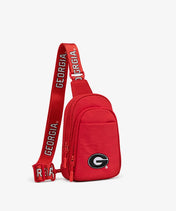 Georgia Bulldogs Canvas Sling Bag