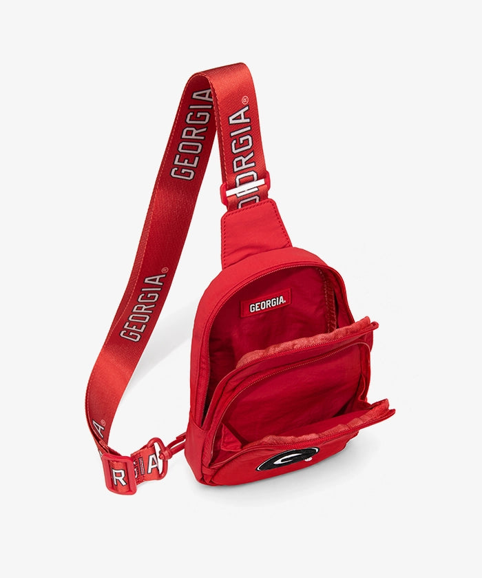 Georgia Bulldogs Canvas Sling Bag