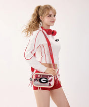 Georgia Bulldogs Clear Camera Bag