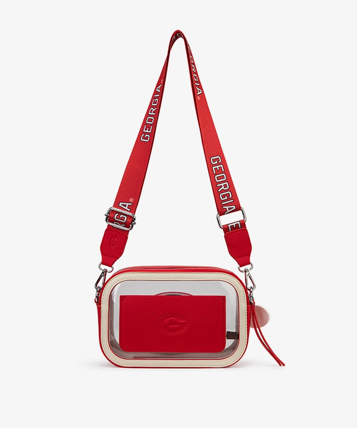 Georgia Bulldogs Clear Camera Bag