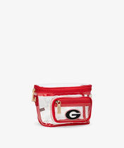 Georgia Bulldogs Clear Crossbody Bag