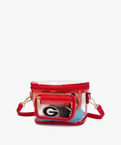 Georgia Bulldogs Clear Crossbody Bag