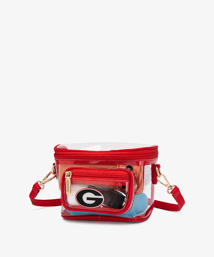 Georgia Bulldogs Clear Crossbody Bag