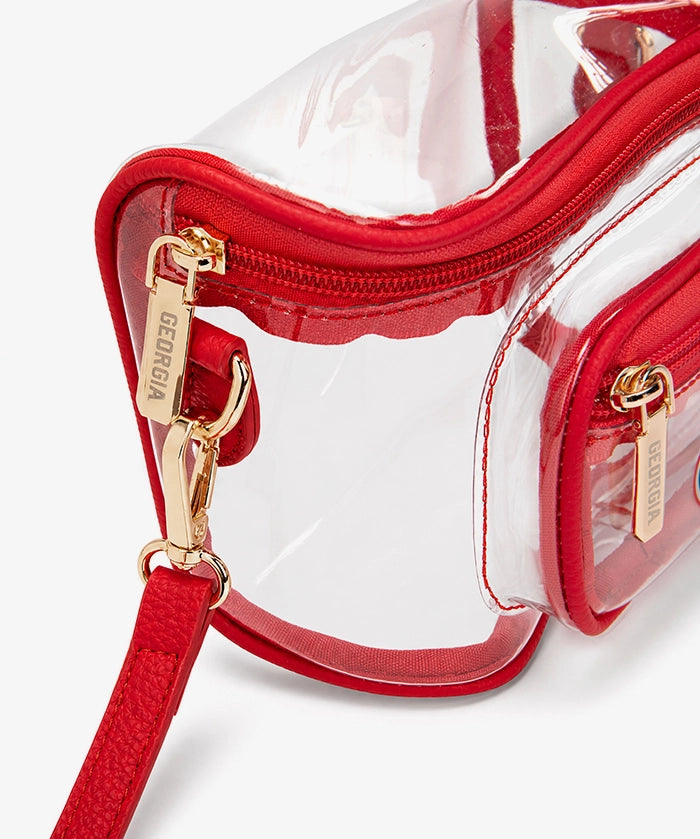 Georgia Bulldogs Clear Crossbody Bag