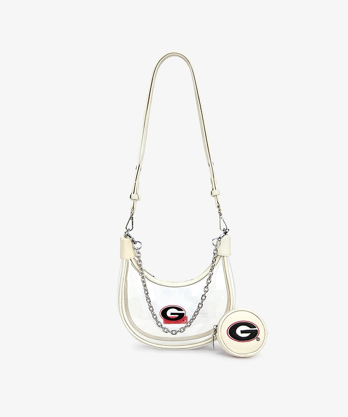 Georgia Bulldogs Clear Shoulder Bag