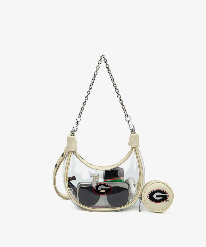 Georgia Bulldogs Clear Shoulder Bag