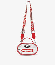 Georgia Bulldogs Football Clear Crossbody Bag
