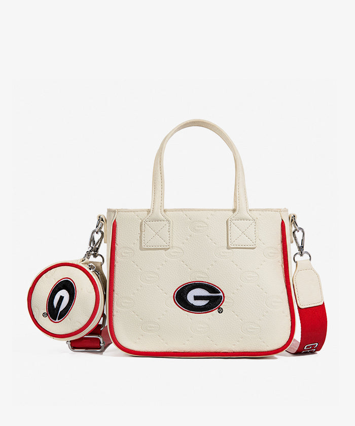 Georgia Bulldogs Tote Bag with Coin Pouch