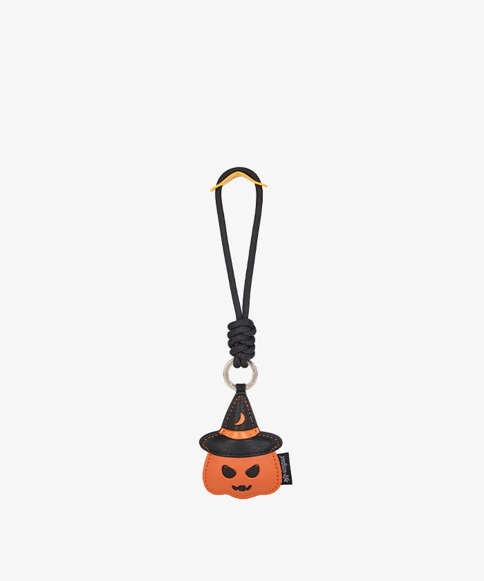 Halloween Pumpkin Ghost Keychain