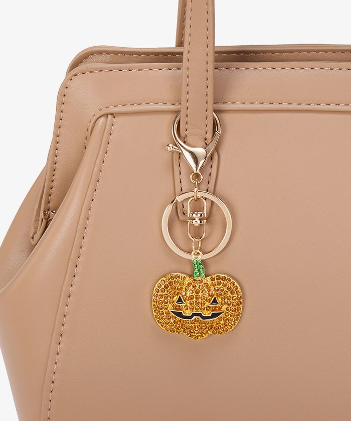 Halloween Pumpkin Ghost Keychain