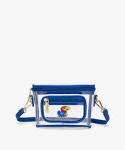 Kansas Jayhawks Clear Crossbody Bag