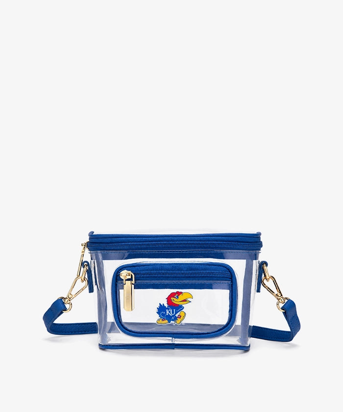 Kansas Jayhawks Clear Crossbody Bag
