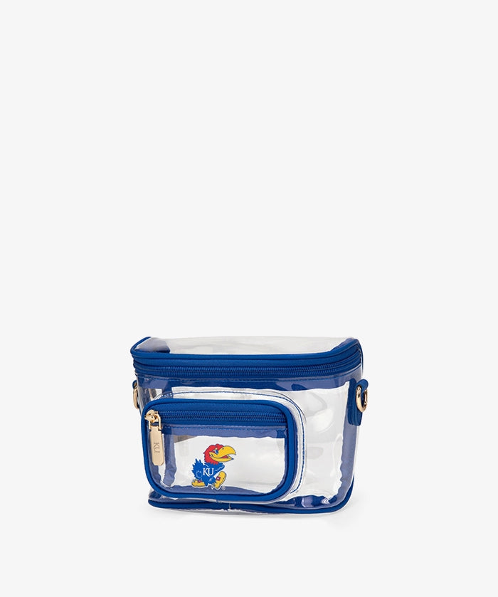 Kansas Jayhawks Clear Crossbody Bag