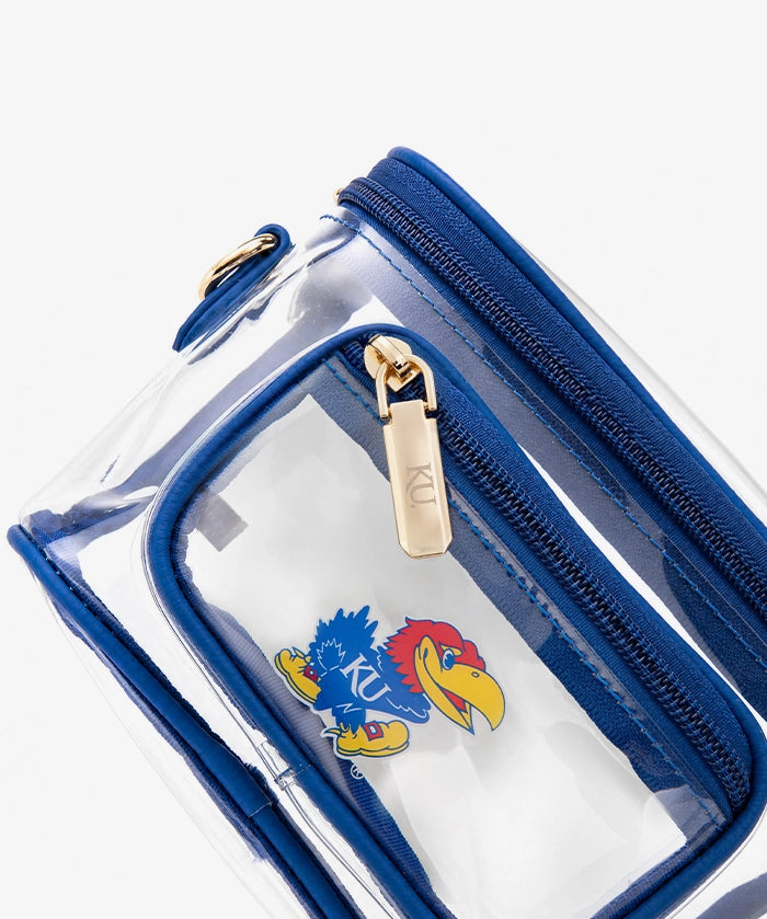 Kansas Jayhawks Clear Crossbody Bag