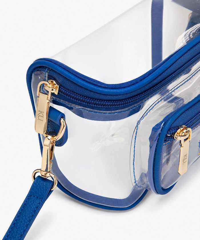 Kansas Jayhawks Clear Crossbody Bag
