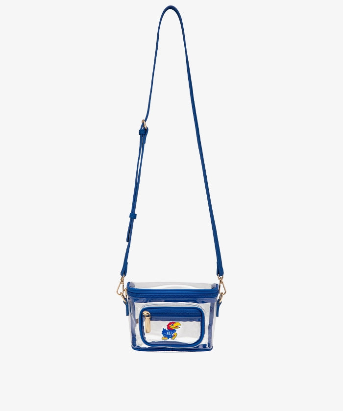 Kansas Jayhawks Clear Crossbody Bag