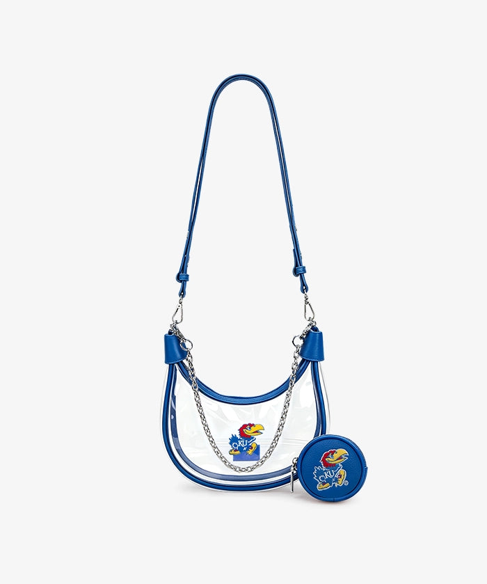 Kansas Jayhawks Clear Shoulder Bag