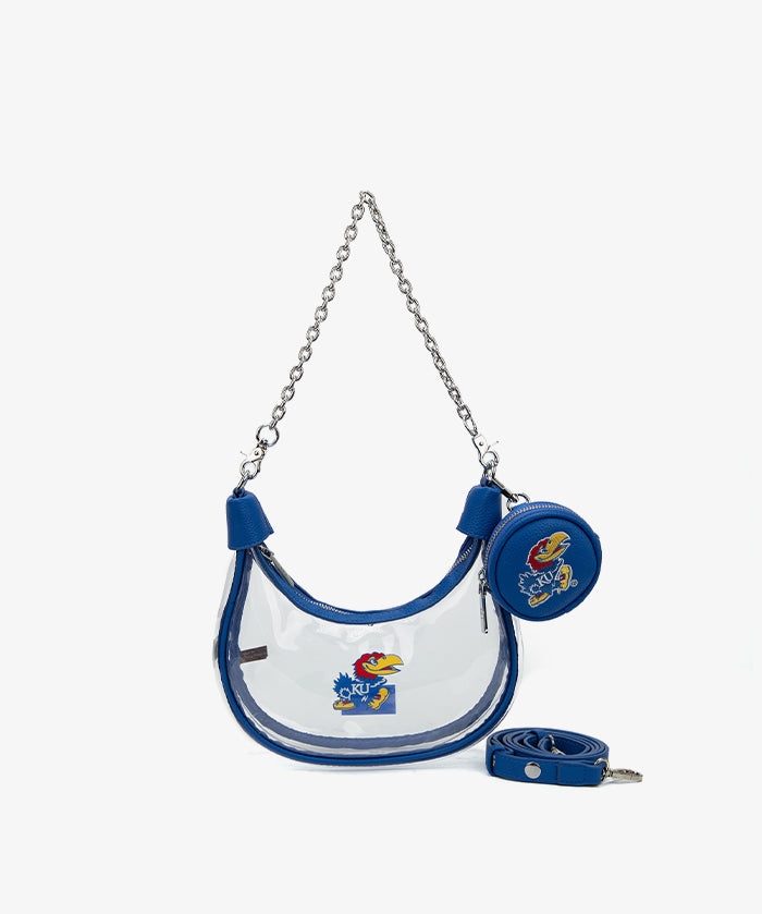 Kansas Jayhawks Clear Shoulder Bag