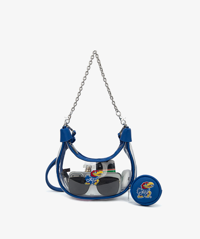 Kansas Jayhawks Clear Shoulder Bag