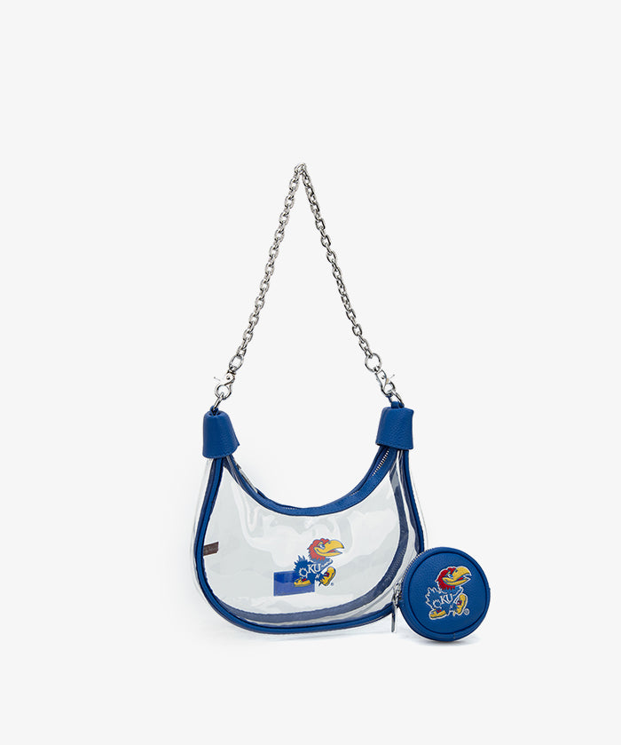 Kansas Jayhawks Clear Shoulder Bag