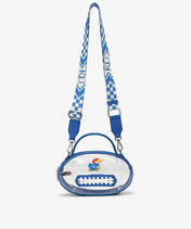 Kansas Jayhawks Football Clear Crossbody Bag