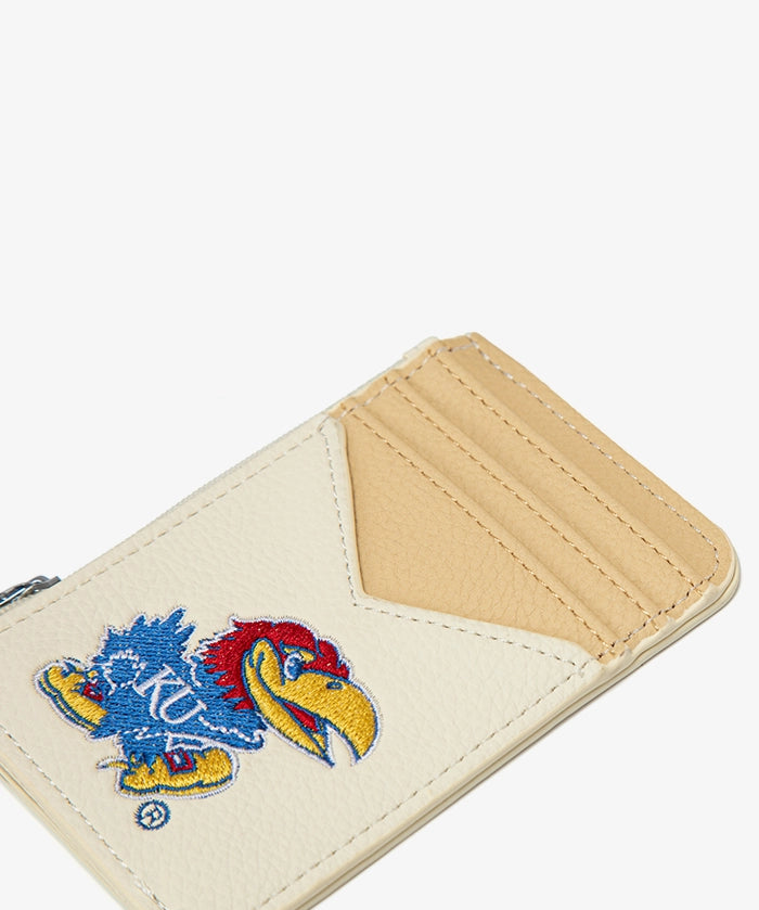 Kansas Jayhawks Zip Card Case