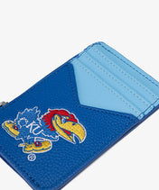 Kansas Jayhawks Zip Card Case