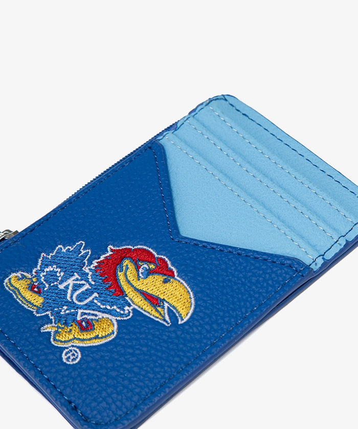Kansas Jayhawks Zip Card Case