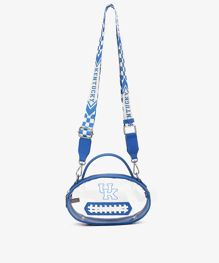 Kentucky Wildcats Football Clear Crossbody Bag