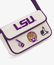 LSU Tigers Beaded Bag