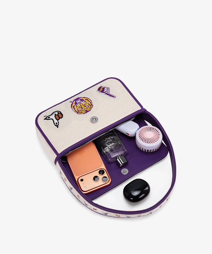LSU Tigers Beaded Bag