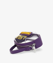 LSU Tigers Football Clear Crossbody Bag