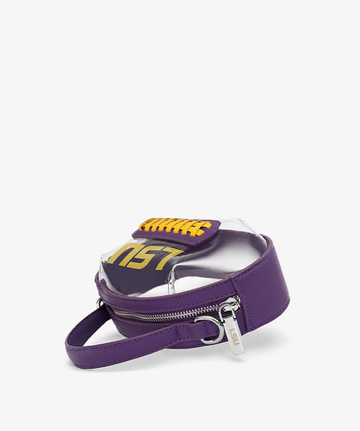 LSU Tigers Football Clear Crossbody Bag
