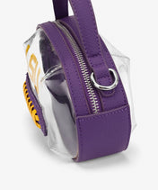 LSU Tigers Football Clear Crossbody Bag