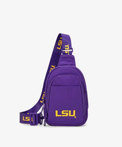 Louisiana State University Fighting Tigers Canvas Sling Bag