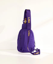 Louisiana State University Fighting Tigers Canvas Sling Bag