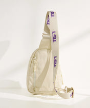 Louisiana State University Fighting Tigers Canvas Sling Bag