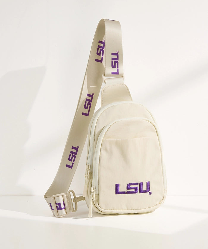 Louisiana State University Fighting Tigers Canvas Sling Bag