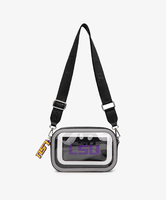 Louisiana State University Fighting Tigers Clear Camera Bag