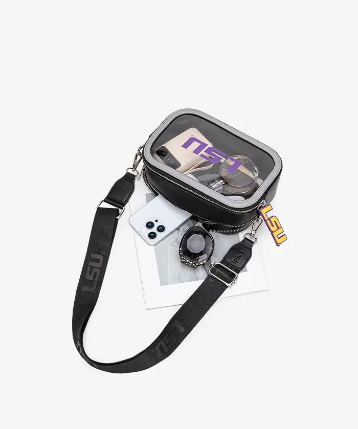 Louisiana State University Fighting Tigers Clear Camera Bag