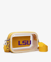 Louisiana State University Fighting Tigers Clear Camera Bag