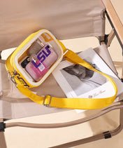 Louisiana State University Fighting Tigers Clear Camera Bag
