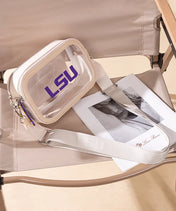 Louisiana State University Fighting Tigers Clear Camera Bag