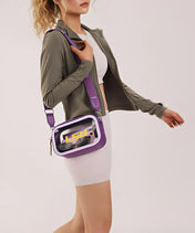 Louisiana State University Fighting Tigers Clear Camera Bag