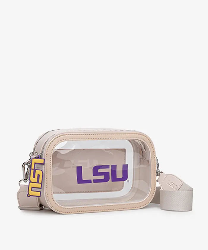 Louisiana State University Fighting Tigers Clear Camera Bag